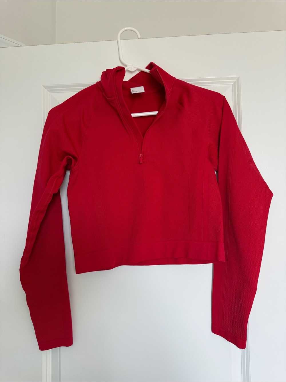 Red all in motion half zip